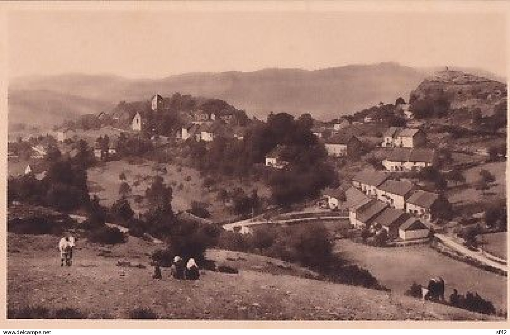 SAINT LAURENT LA ROCHE             Vue Prise De La Huorde - Sonstige & Ohne Zuordnung