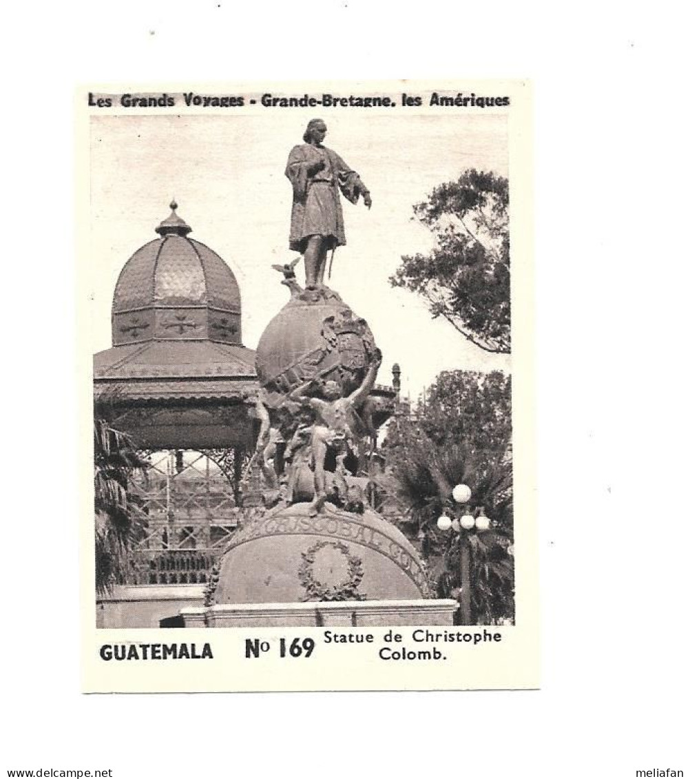 CS61 - IMAGES CHOCOLAT MARLIEU - GUATEMALA - STATUE DE CHRISTOPHE COLOMB - Autres & Non Classés