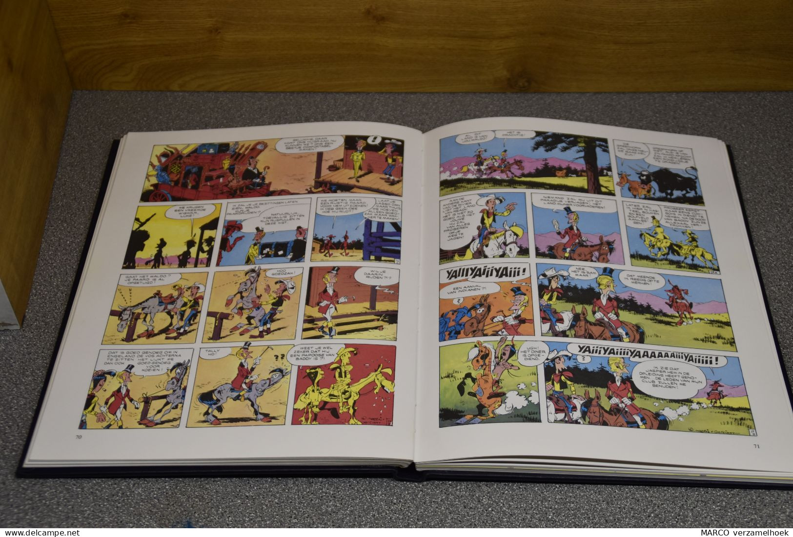 collectie LUCKY LUKE de postkoets - tenderfoot - dalton city 1988