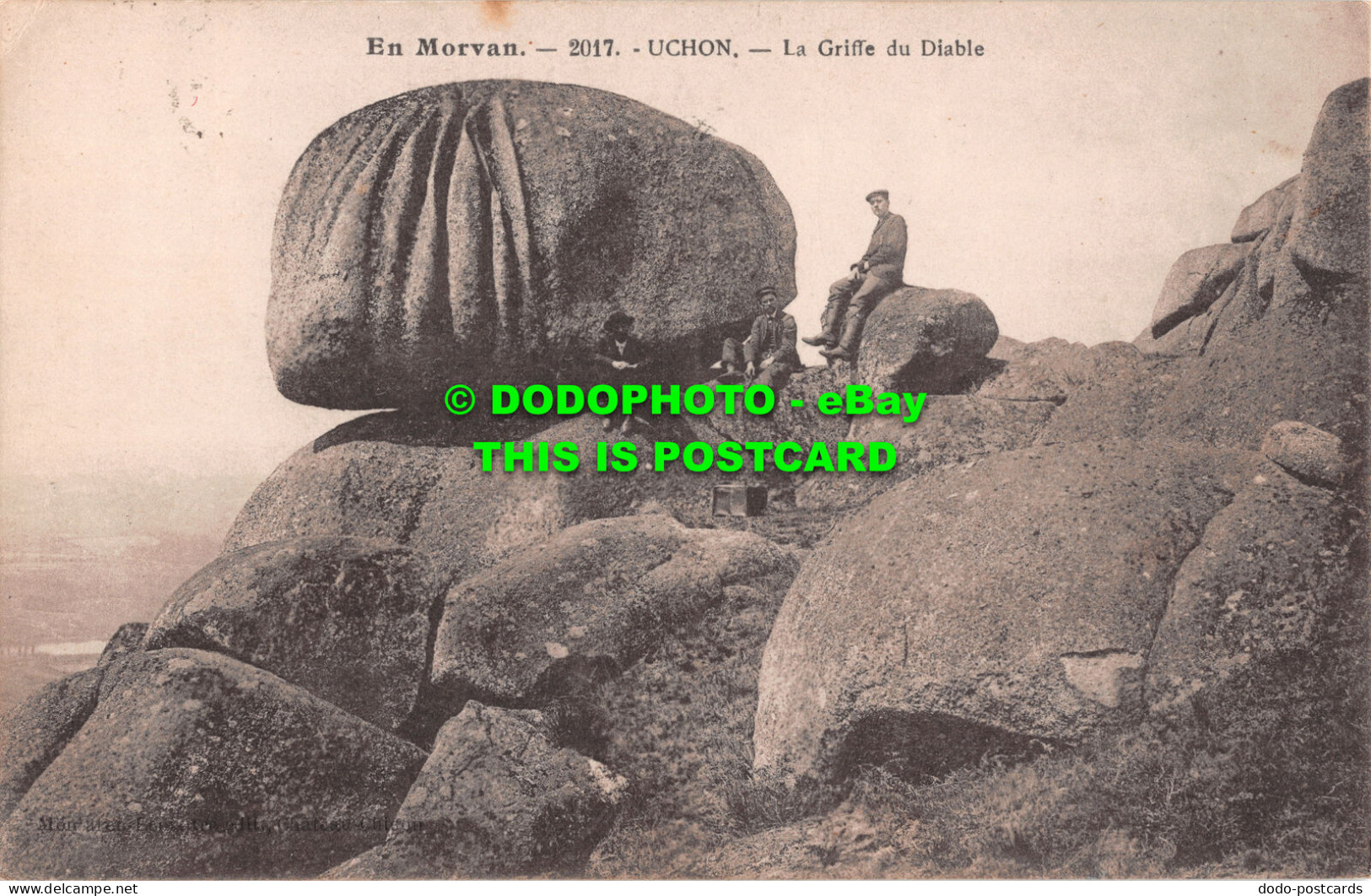 R513869 En Morvan. Uchon. La Griffe Du Diable. 1930 - Monde