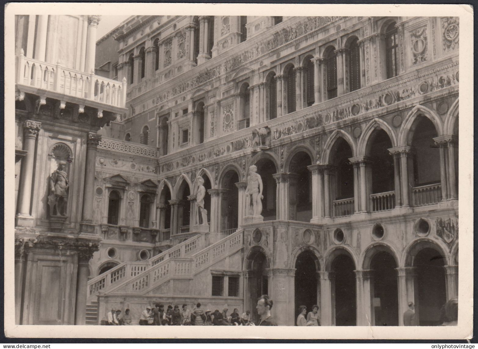 Venezia 1950, Facciata Di Un Edificio Da Identificare, Fotografia Vintage - Lugares