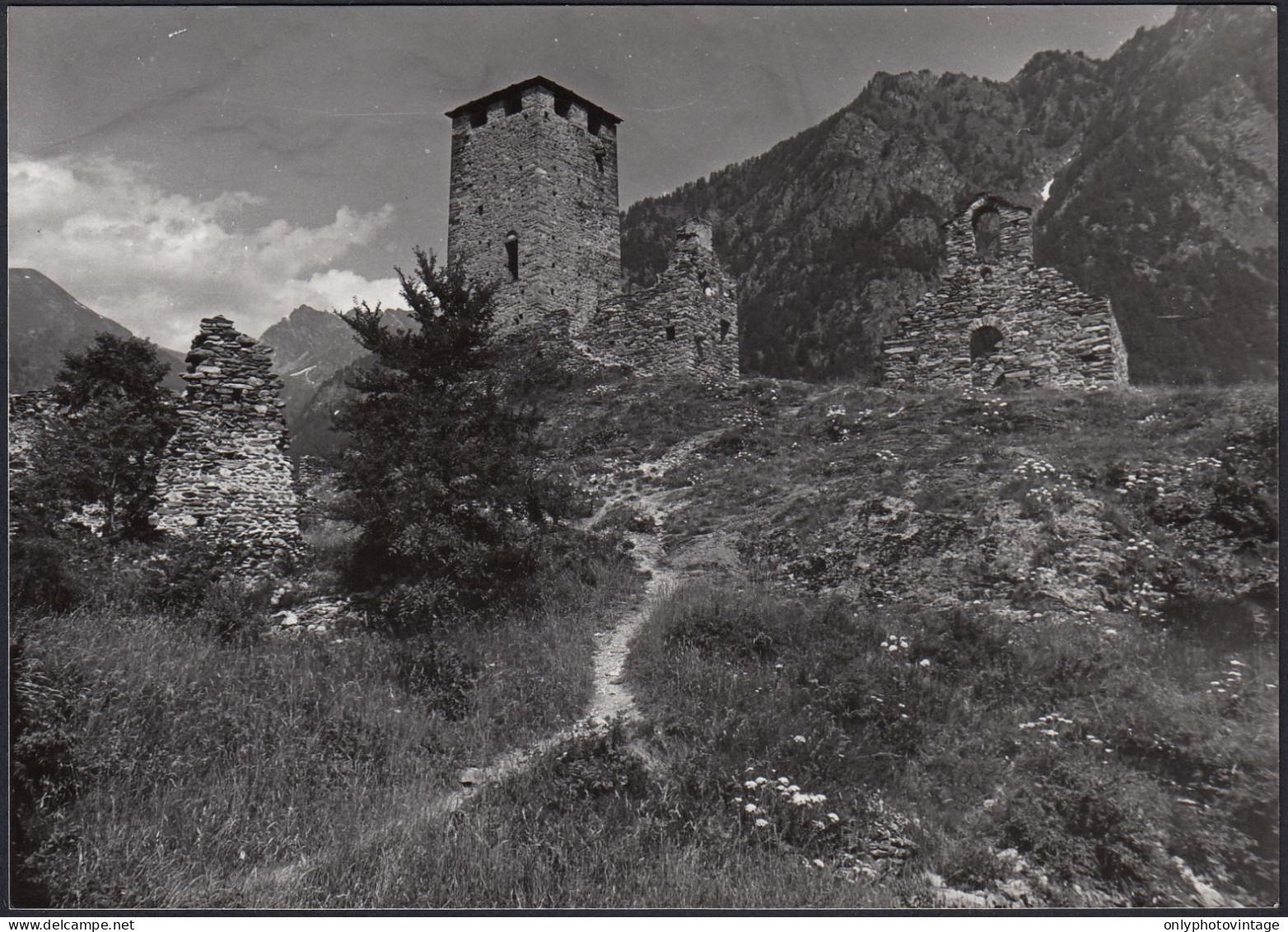 Valle D'Aosta 1977 - Veduta Pittoresca - Fotografia Epoca - Vintage Photo - Orte