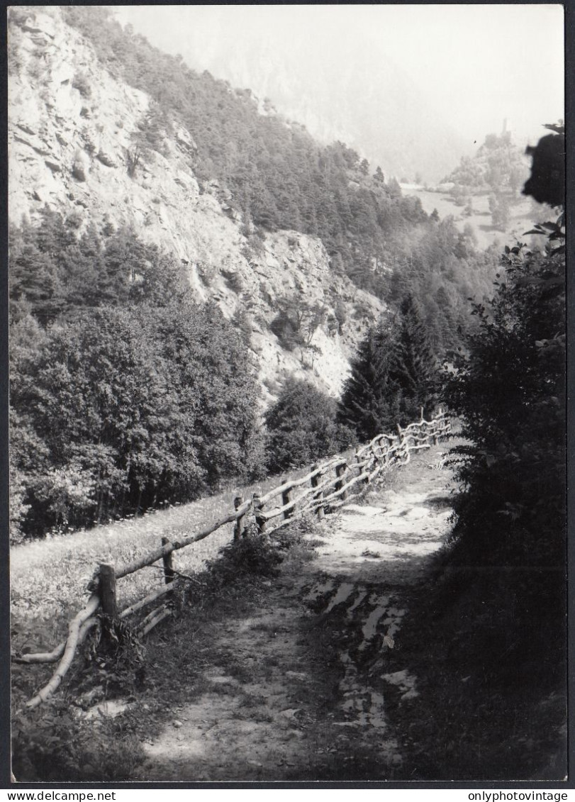 Valle D'Aosta 1977 - Veduta Caratteristica - Foto Epoca - Vintage Photo - Places