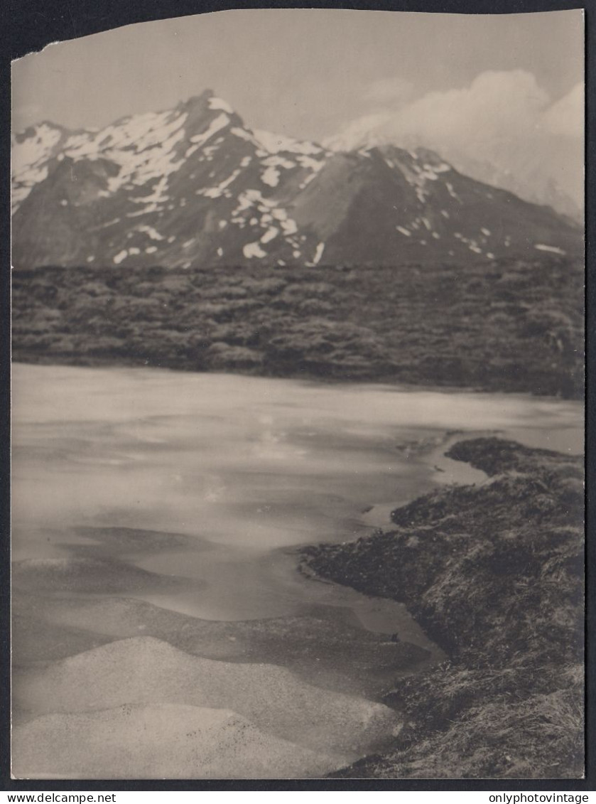 Valle D'Aosta 1960 - Veduta Caratteristica - Foto Epoca - Vintage Photo - Lugares