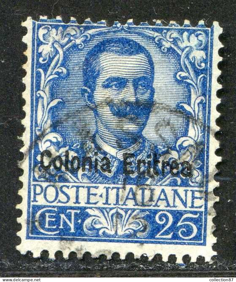 REF094 > ERYTHRÉE < Yv N° 24 Ø Oblitéré Dos Visible -- Used Ø -- ITALIE  ITALIA - Erythrée