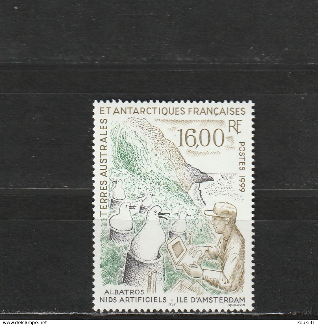 TAAF YT 243 ** : Nids , Albatros - 1999 - Unused Stamps