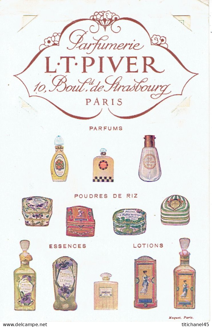 Porte Cartes Parfumées Publicitaires  L.T. PIVER - VOLT - FETICHE - PRINTANEL Avec La Carte Parfum VOLT - Oud (tot 1960)