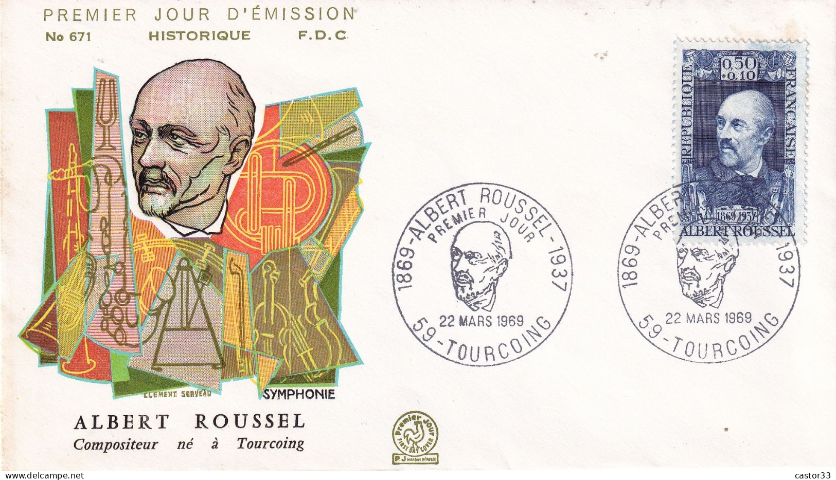 1er Jour, Albert Roussel - 1960-1969