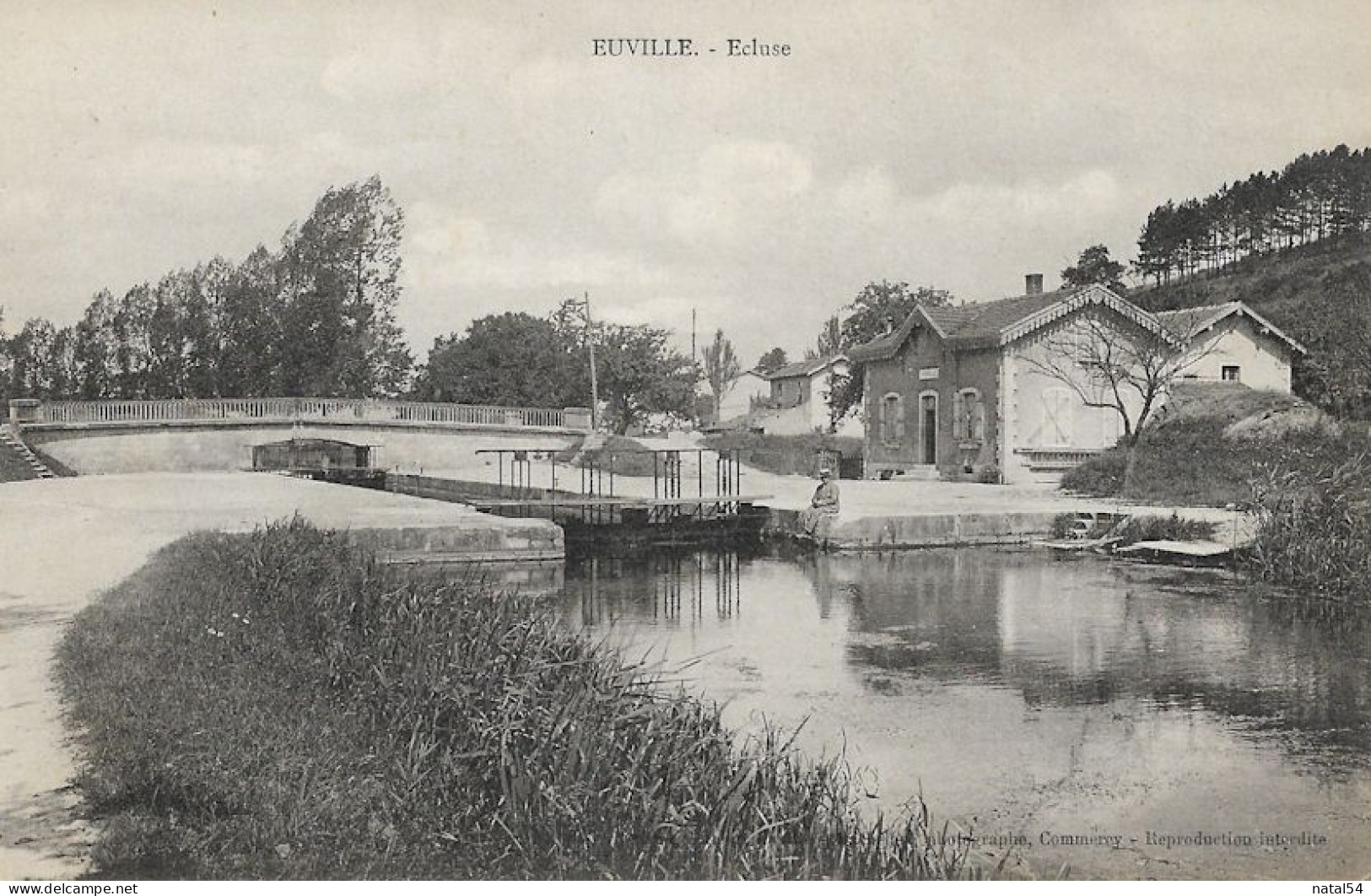 55 - Euville ; Ecluse - CPA écrite - Autres & Non Classés