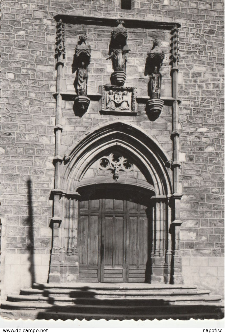 15-Maurs La Jolie Le Portail De L'Eglise Abbatiale - Autres & Non Classés