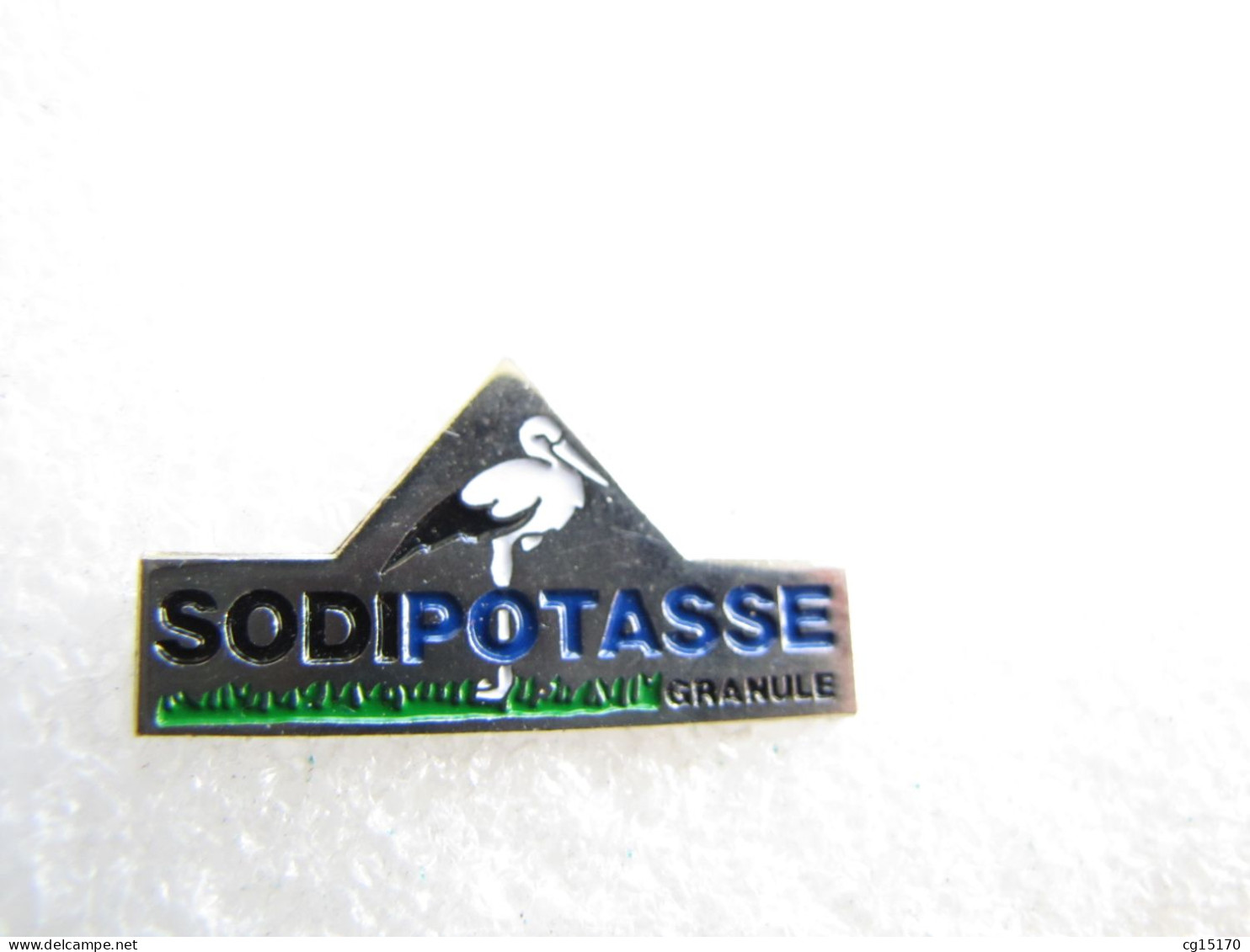 PIN'S   SODIPOTASSE   CIGOGNE - Animaux