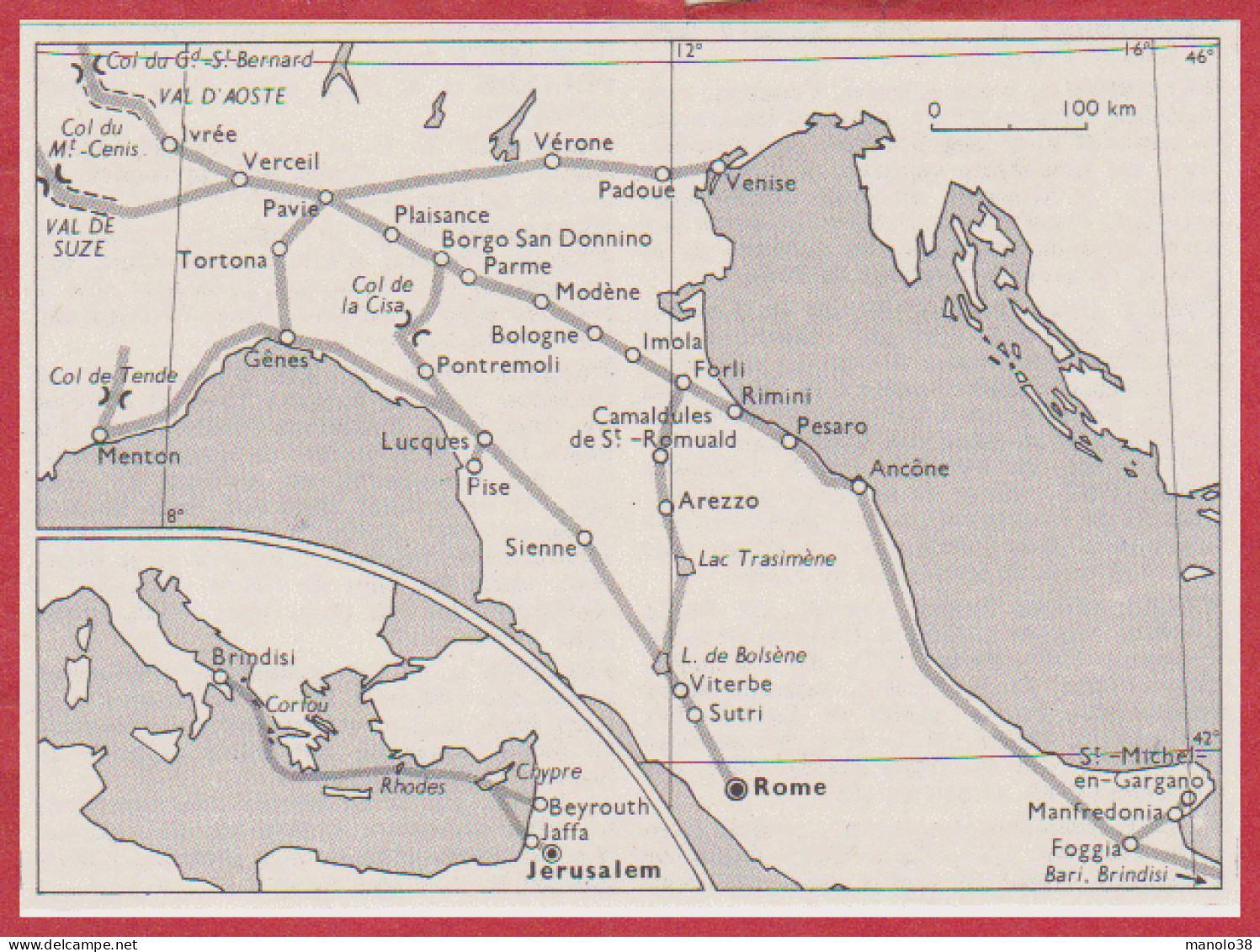 Pèlerinage à Rome Et à Jérusalem. Religion. Larousse 1960. - Documents Historiques