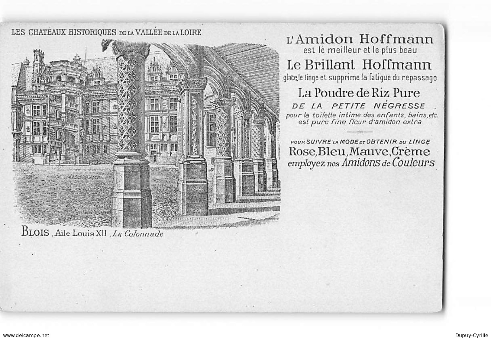 BLOIS - Les Châteaux Historiques De La Vallée De La Loire - L'Amidon Hoffmann - Très Bon état - Blois