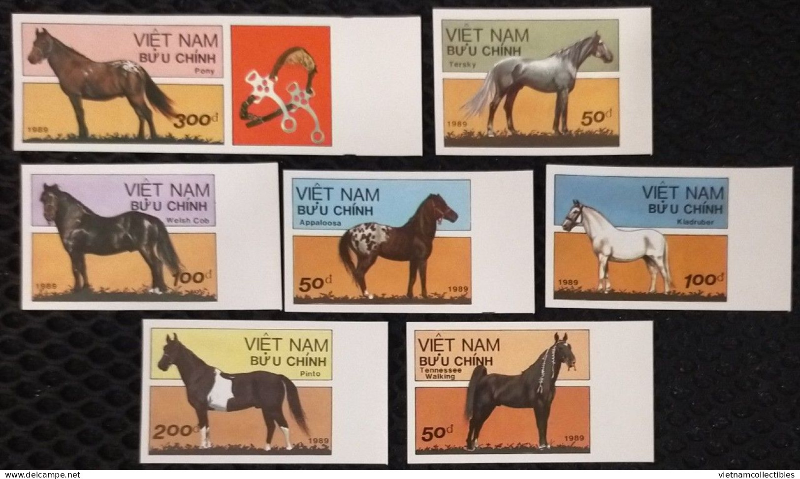 Vietnam Viet Nam MNH Imperf Stamps 1989 : Horse (Ms577) - Viêt-Nam