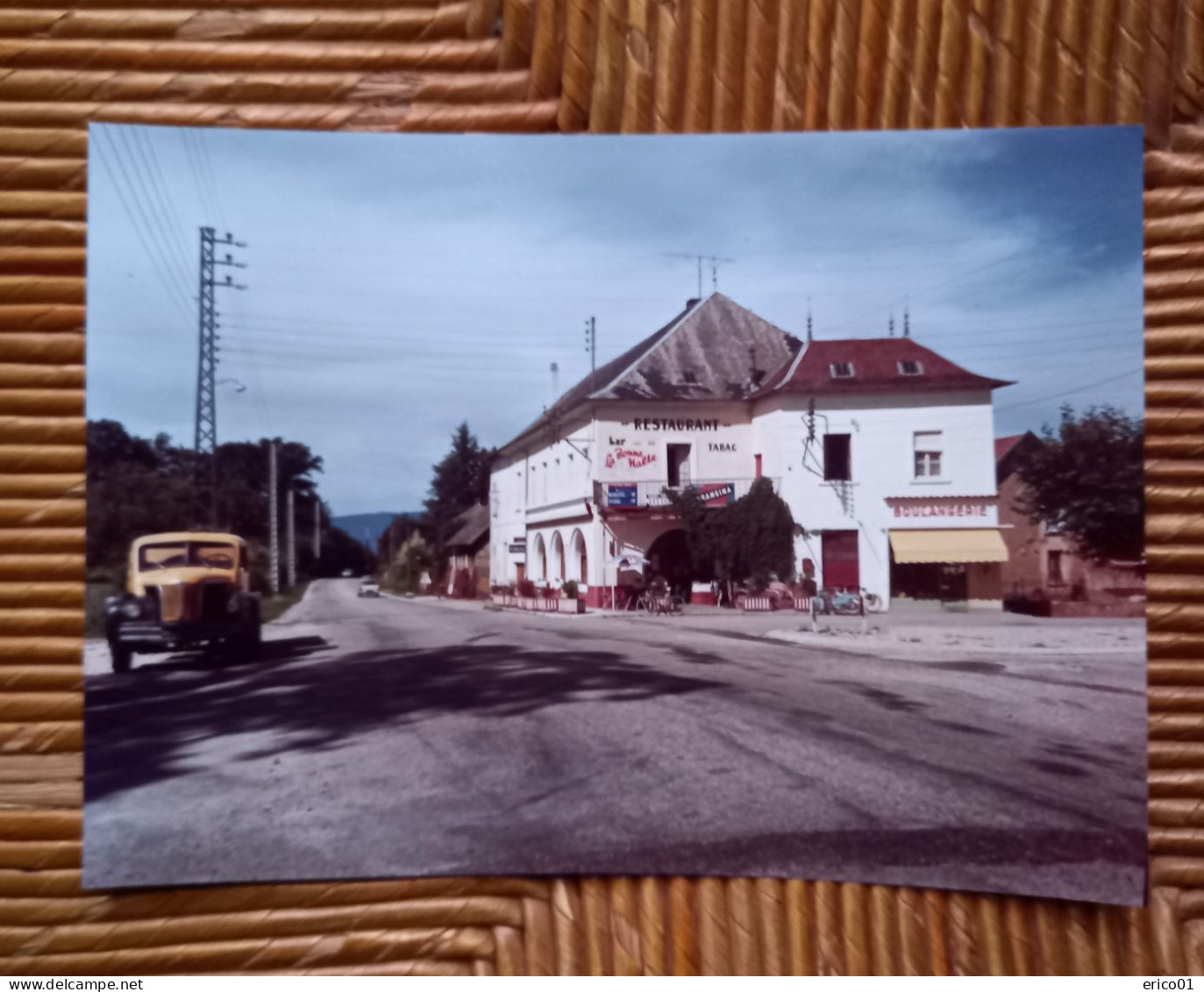 Epreuve De Tirage De Cartes Postales De Combier Pour Le Cliché De Corbelin - Carrefour De Bois-Vion. Format 16,5x12 Cm - Corbelin