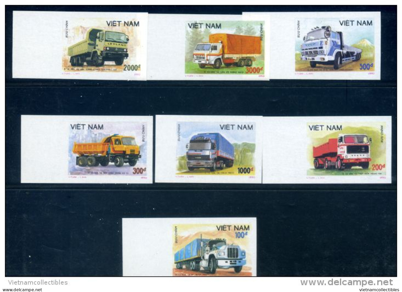 Vietnam Viet Nam MNH Imperf Stamps 1990 : Modern Truck / Transportation (Ms585) - Viêt-Nam