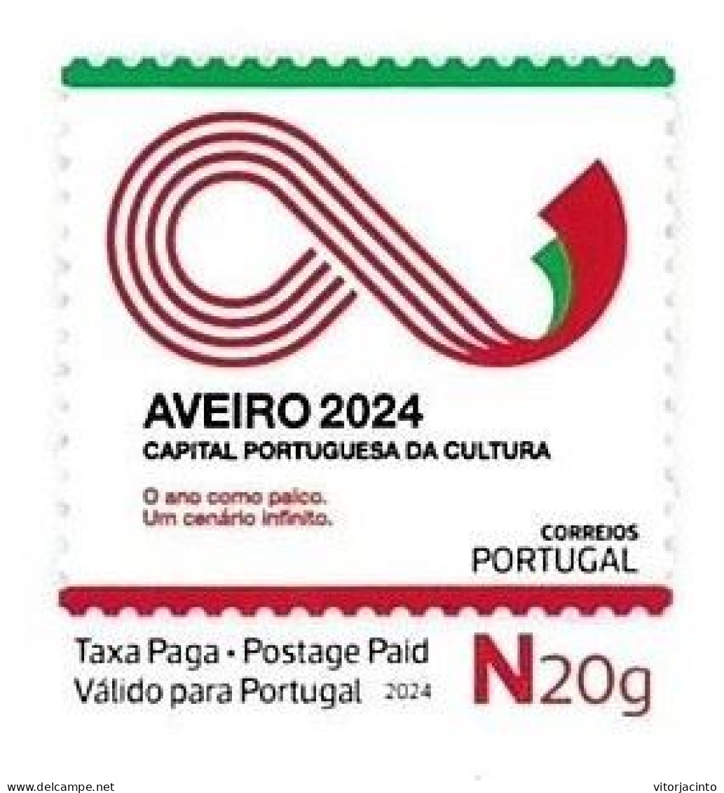 PORTUGAL - PAP N20g - Aveiro - Portuguese Capital Of Culture - Date Of Issue: 2024-05-10 - Sonstige & Ohne Zuordnung