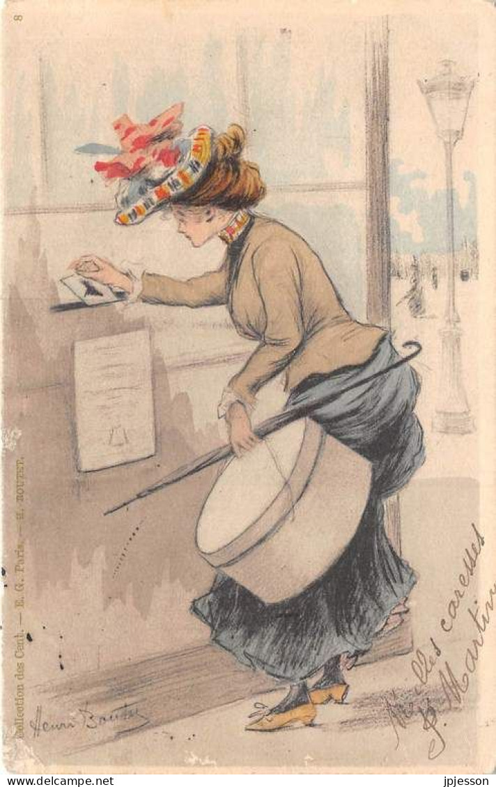 ILLUSTRATEUR - HENRI BOUTET - FEMME - Boutet