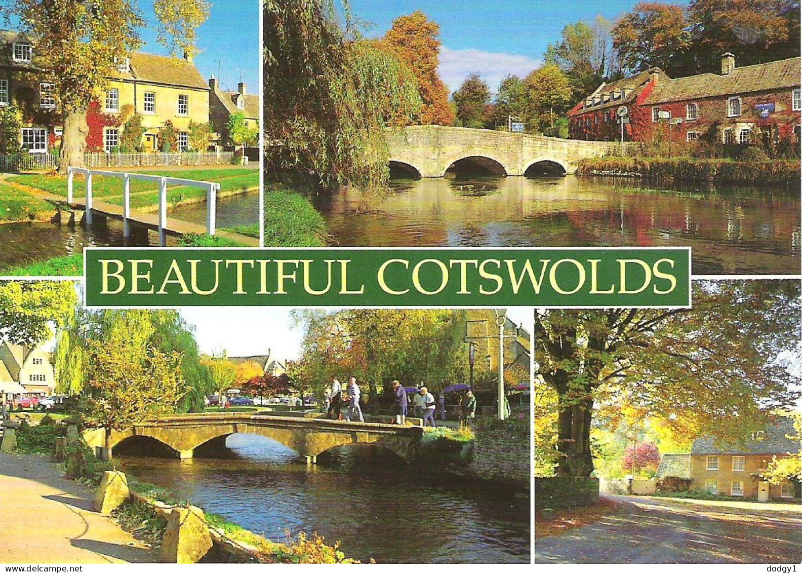 SCENES FROM THE COTSWOLDS, GLOUCESTERSHIRE, ENGLAND. UNUSED  POSTCARD My9 - Autres & Non Classés