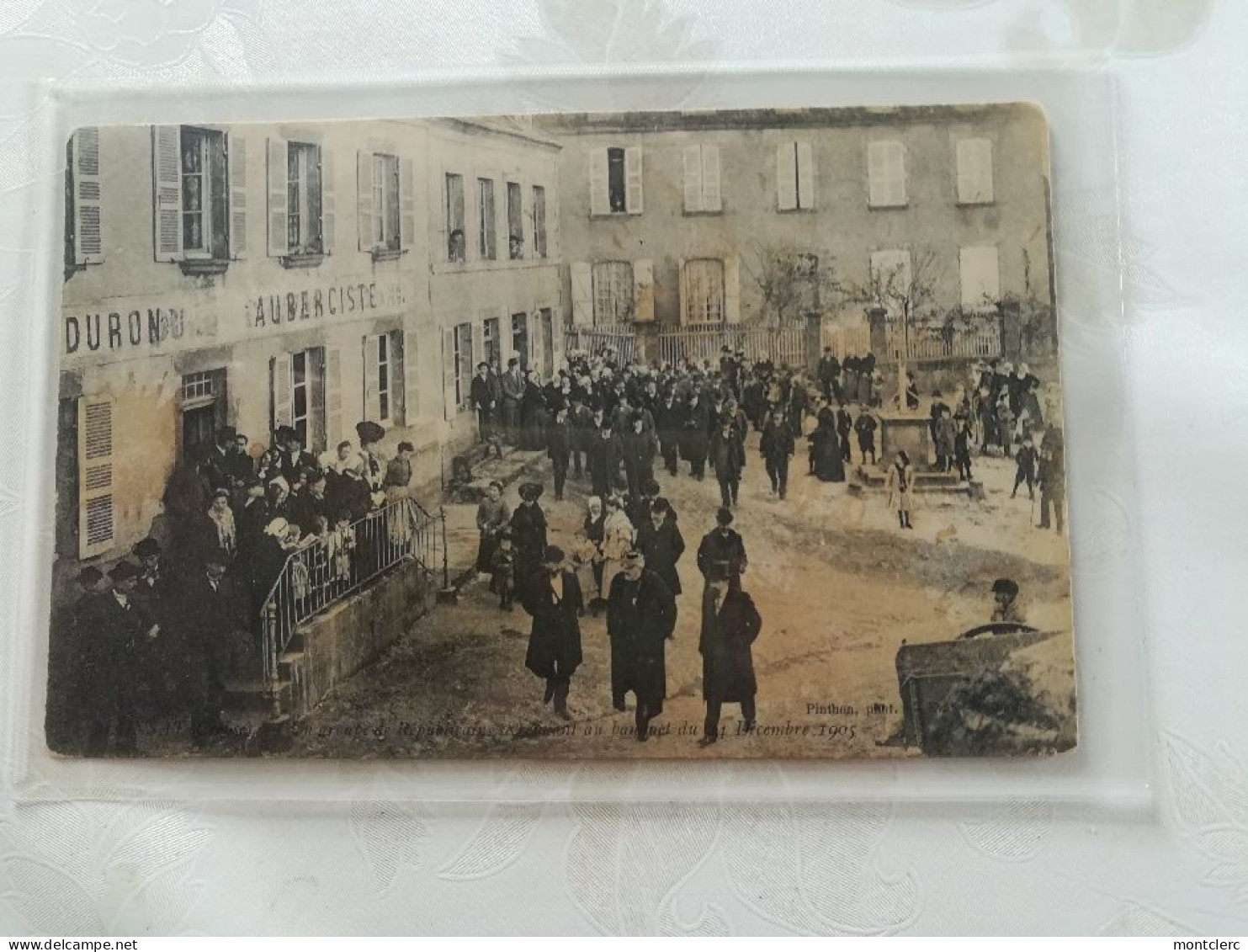 Carte Postale Mainsat : Un Groupe De Républicains Se Rendant Au Banquet Du 24 Décembre 1905 - Andere & Zonder Classificatie