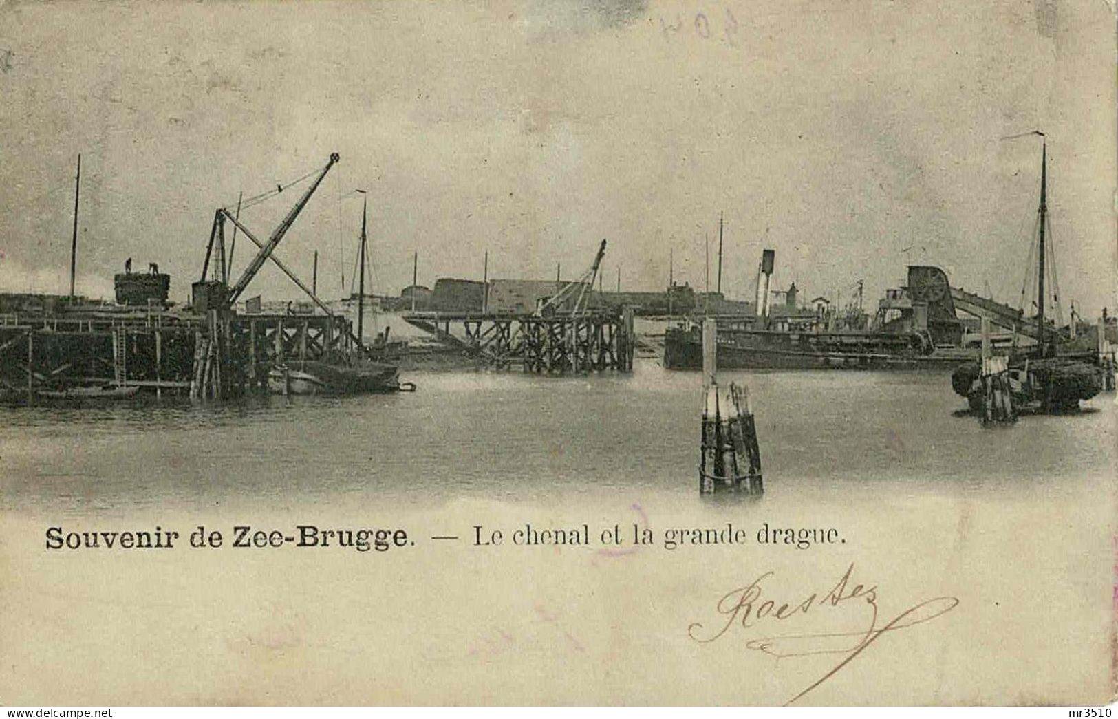 Souvenir De Zee-Brugge - Le Cheal Et La Grande Drague - Zeebrugge