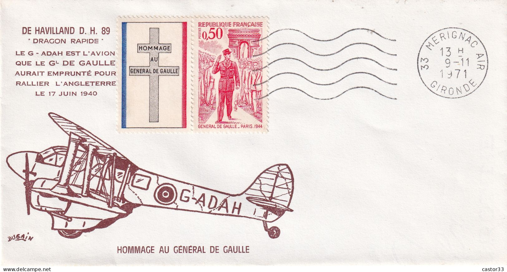 Hommage Au Général De Gaulle - Sonstige & Ohne Zuordnung