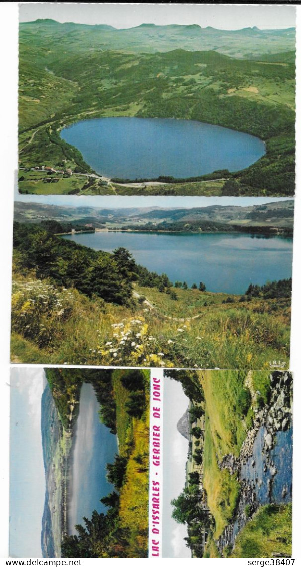 Lac D'Issarles - Le Mezenc - 1968 - Lot De 3 Cartes # 2-23/28 - Sonstige & Ohne Zuordnung