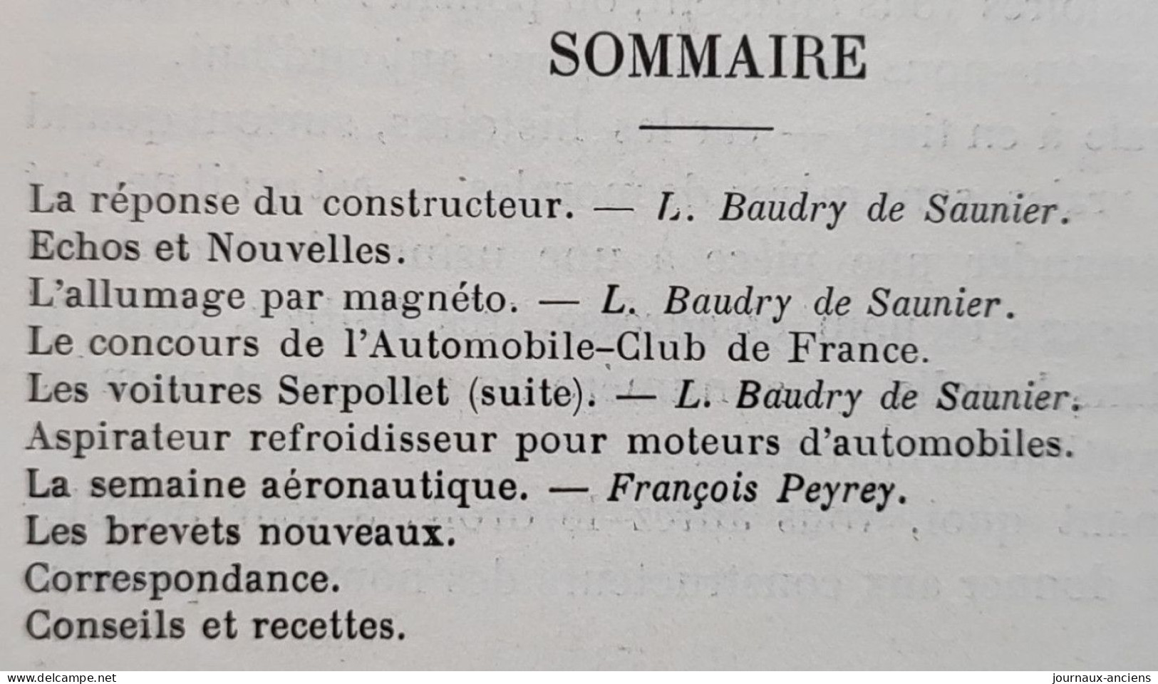 1902 Revue Ancienne Automobile " LA LOCOMOTION " Voiture SERPOLLET - Concours De L'Automobile Club - Santos Dumont - 1900 - 1949