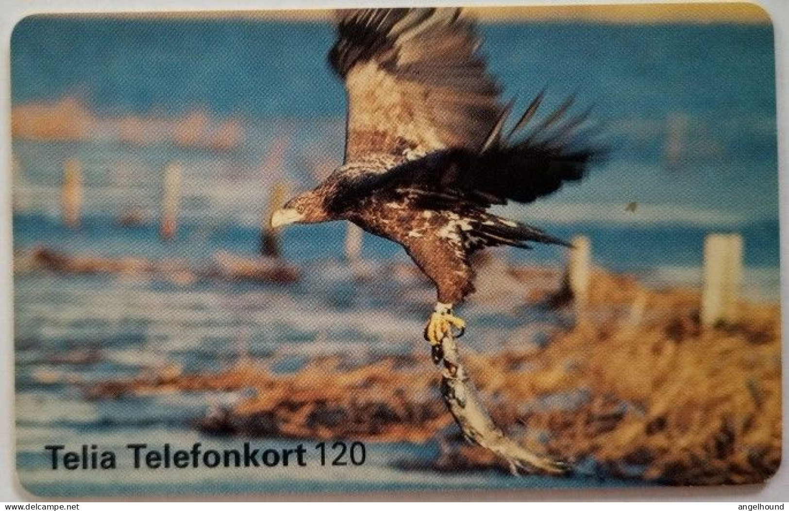 Sweden 120Mk. Chip Card - Bird 11 - White Tailed Eagle - Svezia