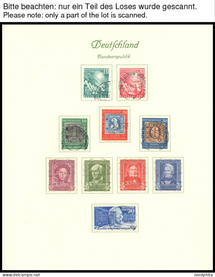 SAMMLUNGEN O,Brief , 1949-90, Sehr Saubere Komplette Sammlung In 2 Bänden, Mit Vielen Besonderheiten, Prachterhaltung - Autres & Non Classés