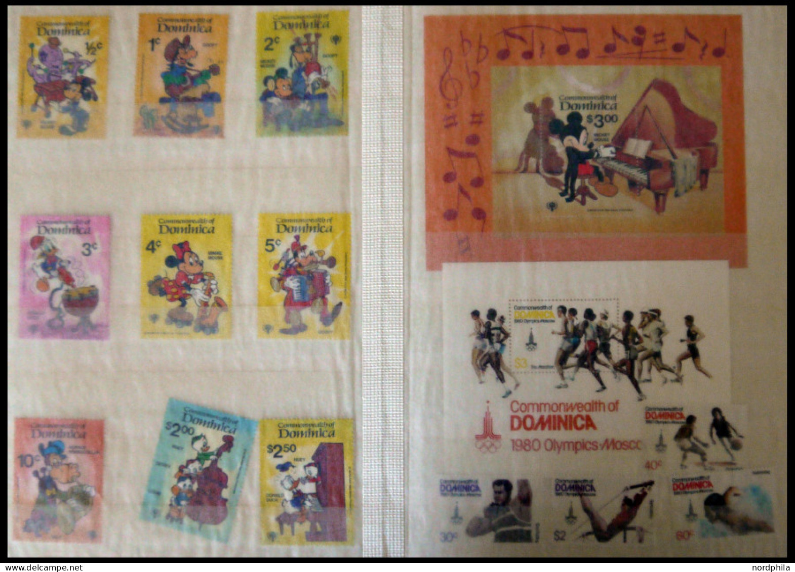 DOMINICA **, 1978-82, Fast Komplette, Postfrische Jahrgänge, Mit Blocks, Im Einsteckbuch, Pracht - Dominica (1978-...)