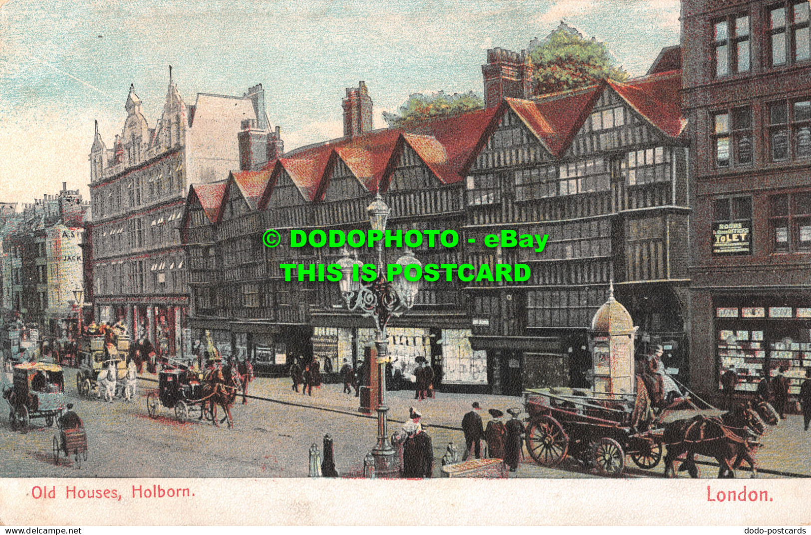 R514125 Old Houses. Holborn. London - Andere & Zonder Classificatie