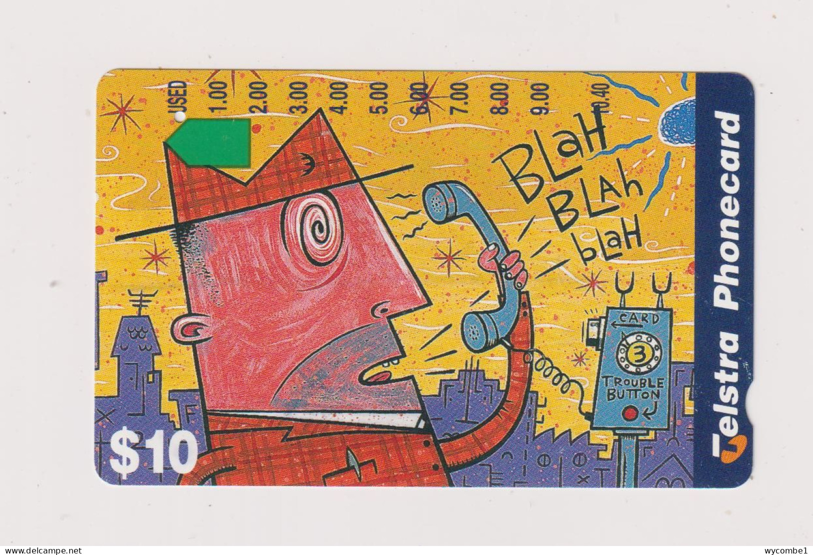 AUSTRALIA  - Blah Blah Blah Magnetic Phonecard - Australie