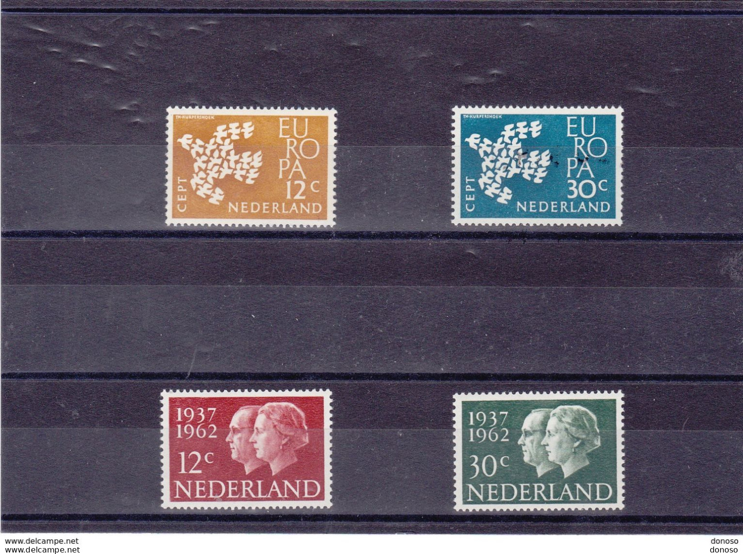 PAYS BAS 1961 Yvert 738-739 + 745-746 NEUF** MNH Cote 3,30 Euros - Neufs