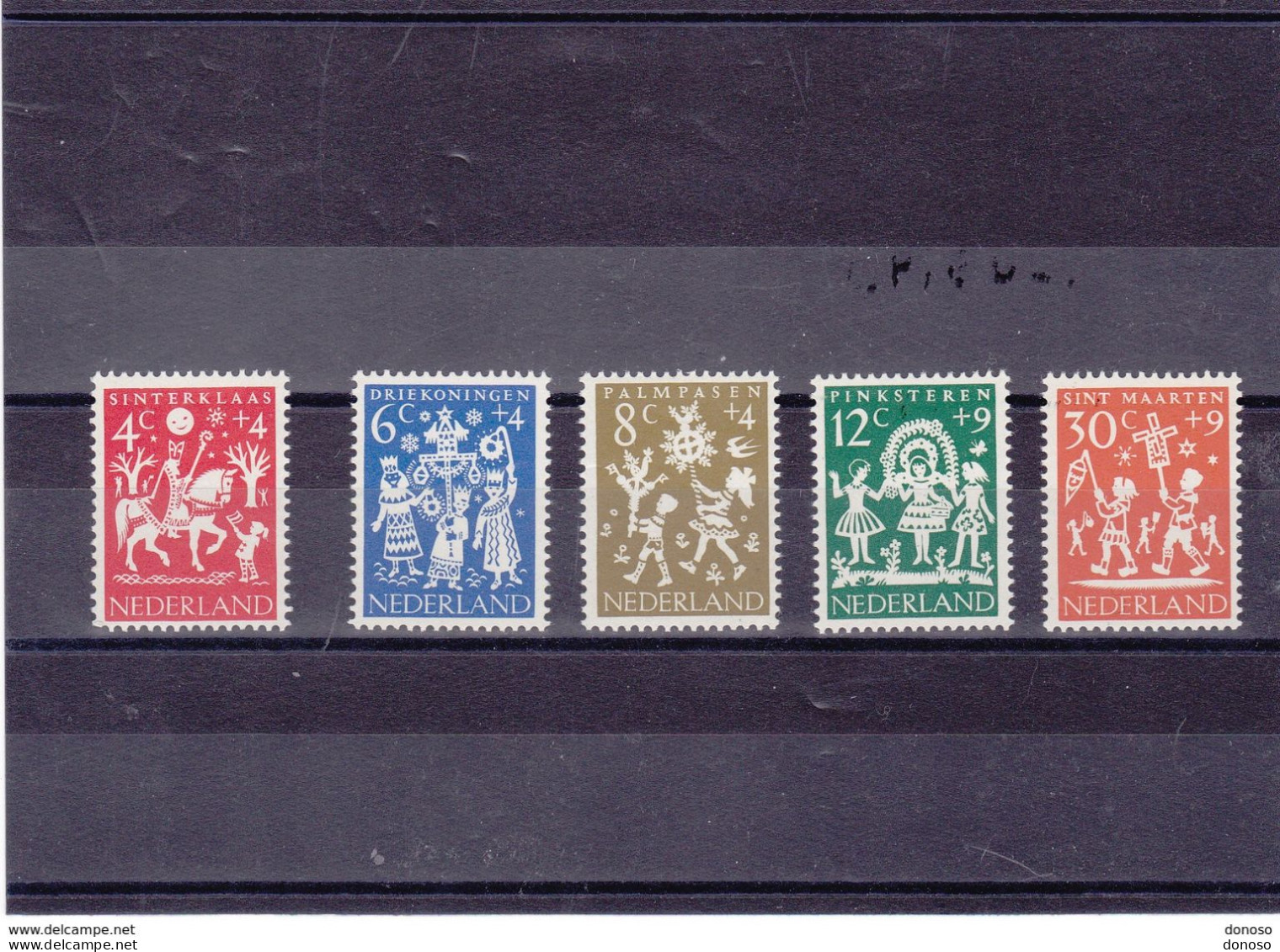 PAYS BAS 1961 ENFANCE Yvert 740-744, Michel 767-771 NEUF** MNH Cote 9 Euros - Ongebruikt