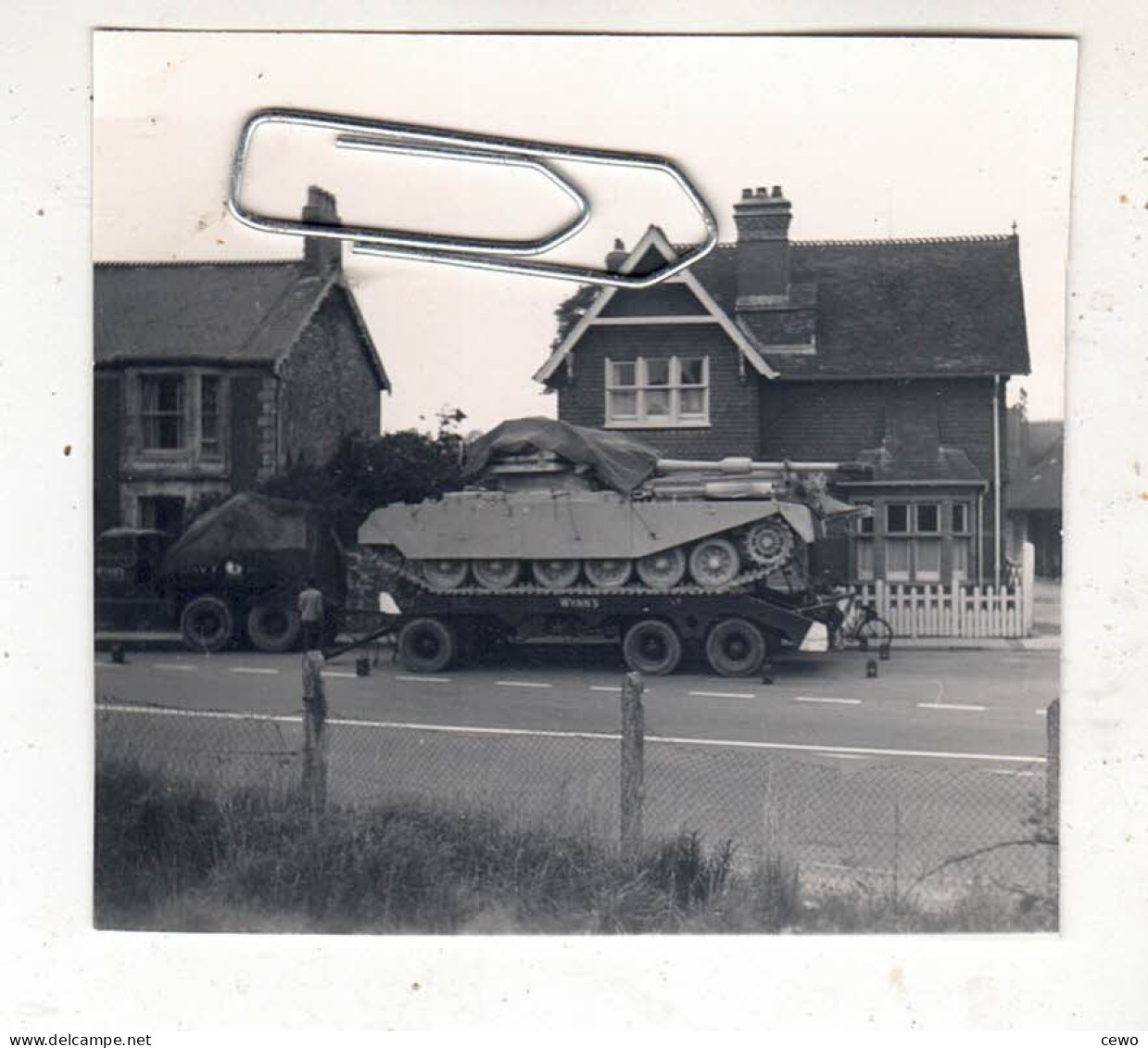 PHOTO GUERRE CHAR TANK  CHIEFTAIN - Guerre, Militaire