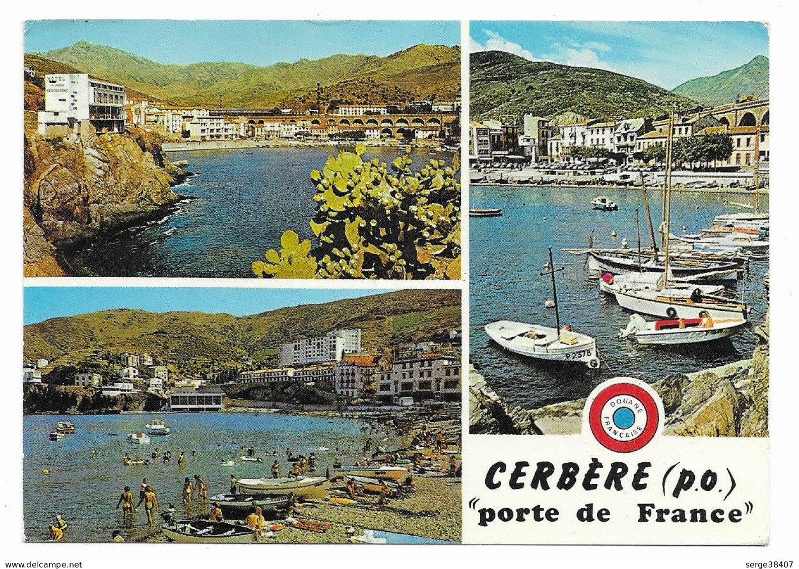 Cerbere - 1972 - Douane - La Plage - Le Port - N° 35.678  # 2-23/28 - Cerbere