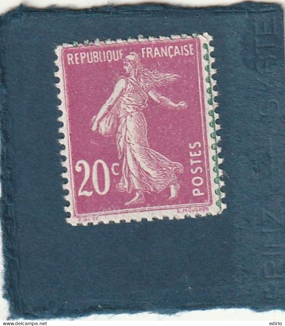 ///   FRANCE ///  Semeuse  20cts  Lilas  ** Côte 11à 32 Suivant Type ** - Unused Stamps