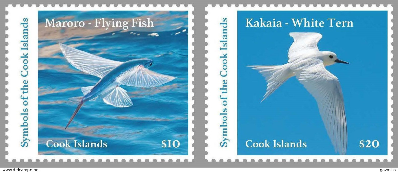 Cook 2023, Flying Fish, Tern, 2val - Cookeilanden