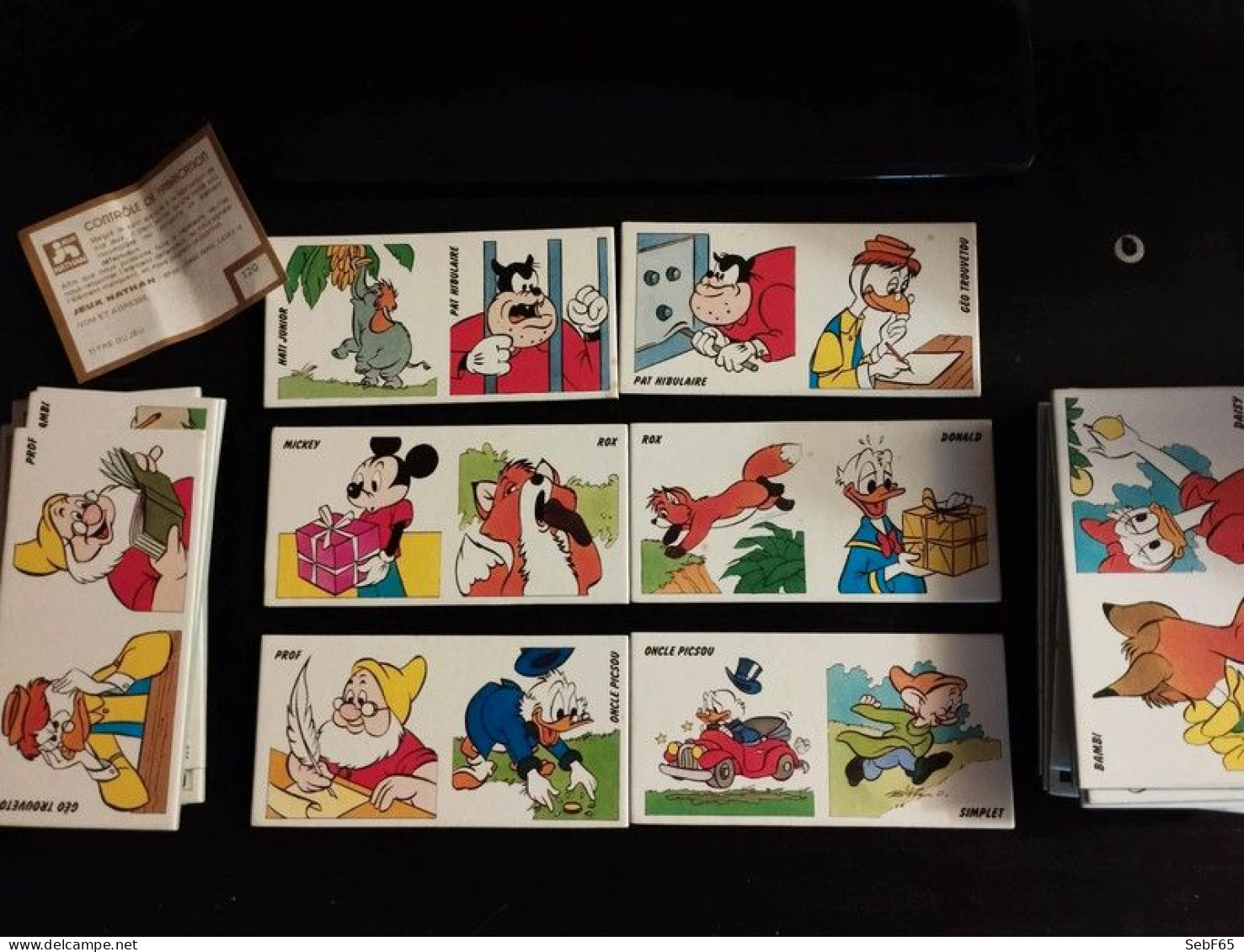 Grand Domino Walt Disney - 2 Jeux - Andere & Zonder Classificatie