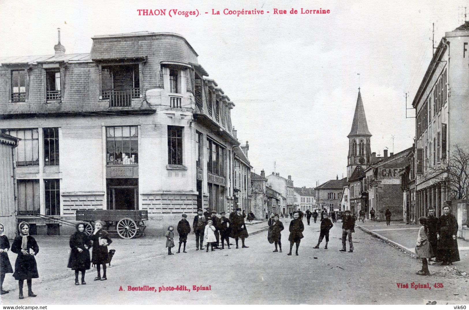 88  THAON LES VOSGES  LA COOPERATIVE ANIMEE RUE DE LORRAINE - Thaon Les Vosges