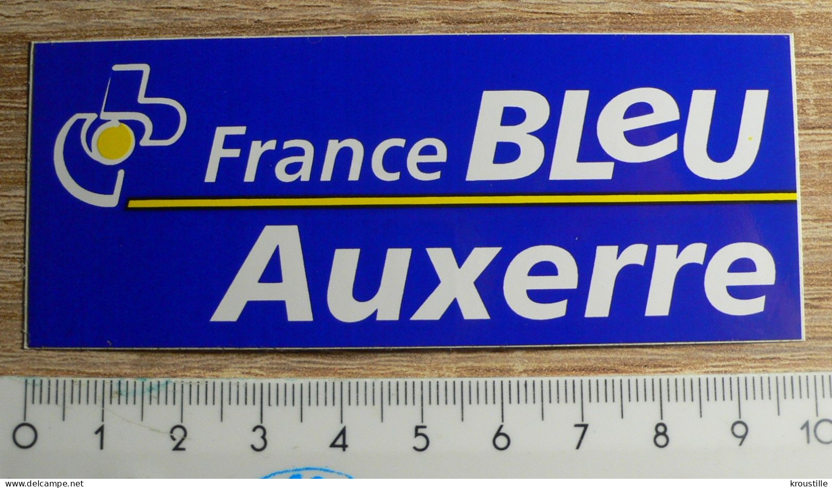 AUTOCOLLANT RADIO : FRANCE BLEU AUXERRE - Autocollants