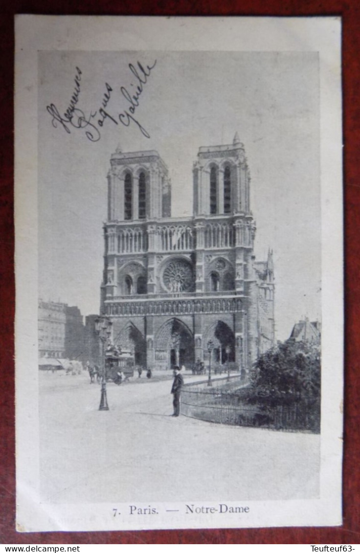 Cpa Paris ; Notre-Dame - Notre Dame De Paris