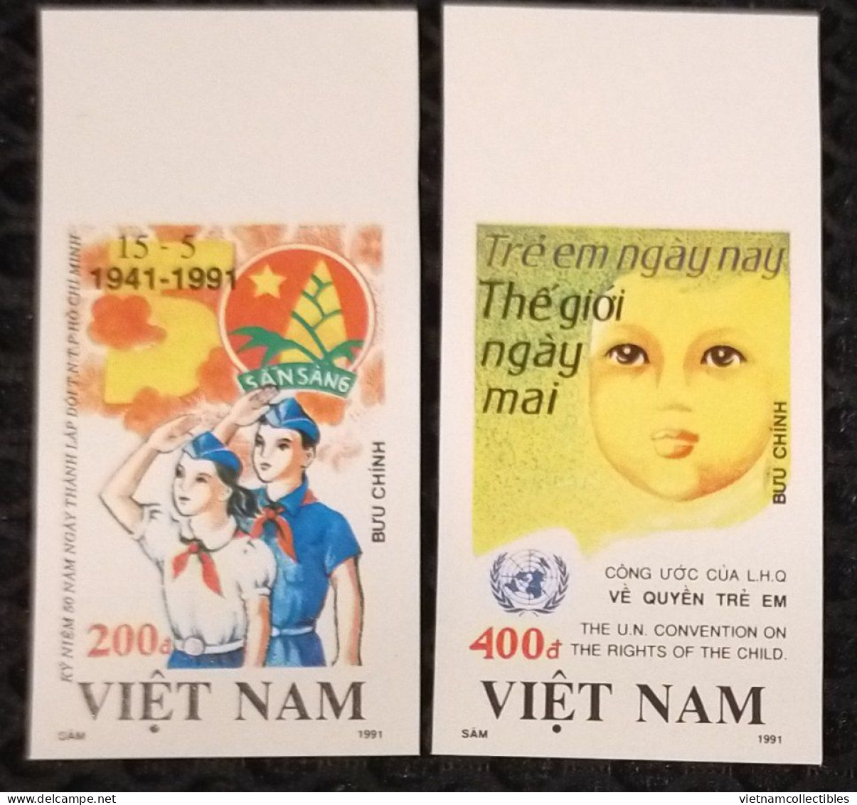 Vietnam Viet Nam MNH Imperf Stamps 1991 : 50th Anniversary Of Young Pioneer's League (Ms619) - Vietnam