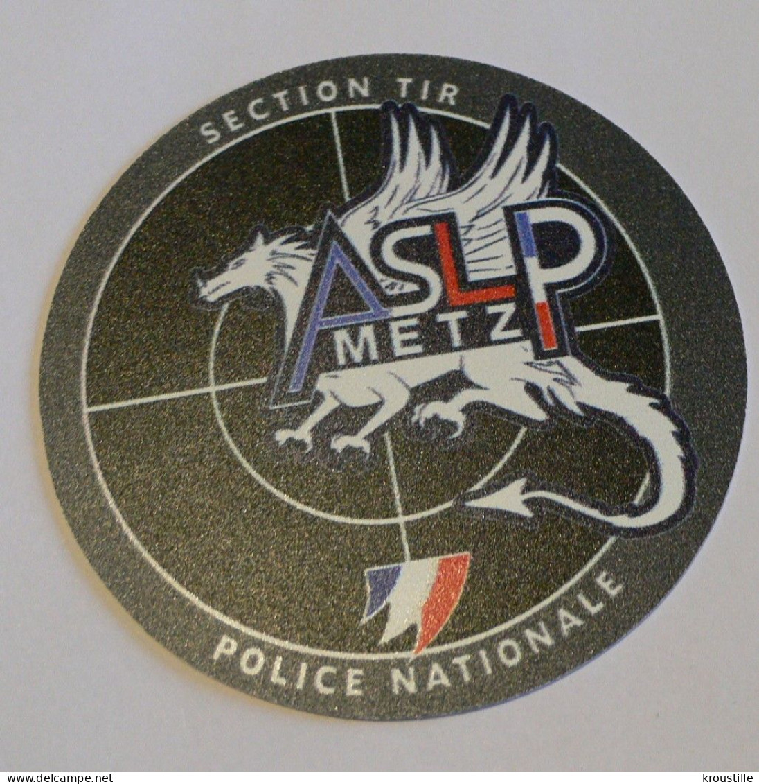 THEME TIR SPORTIF : AUTOCOLLANT ASLP METZ - SECTION TIR POLICE NATIONALE - Autocollants