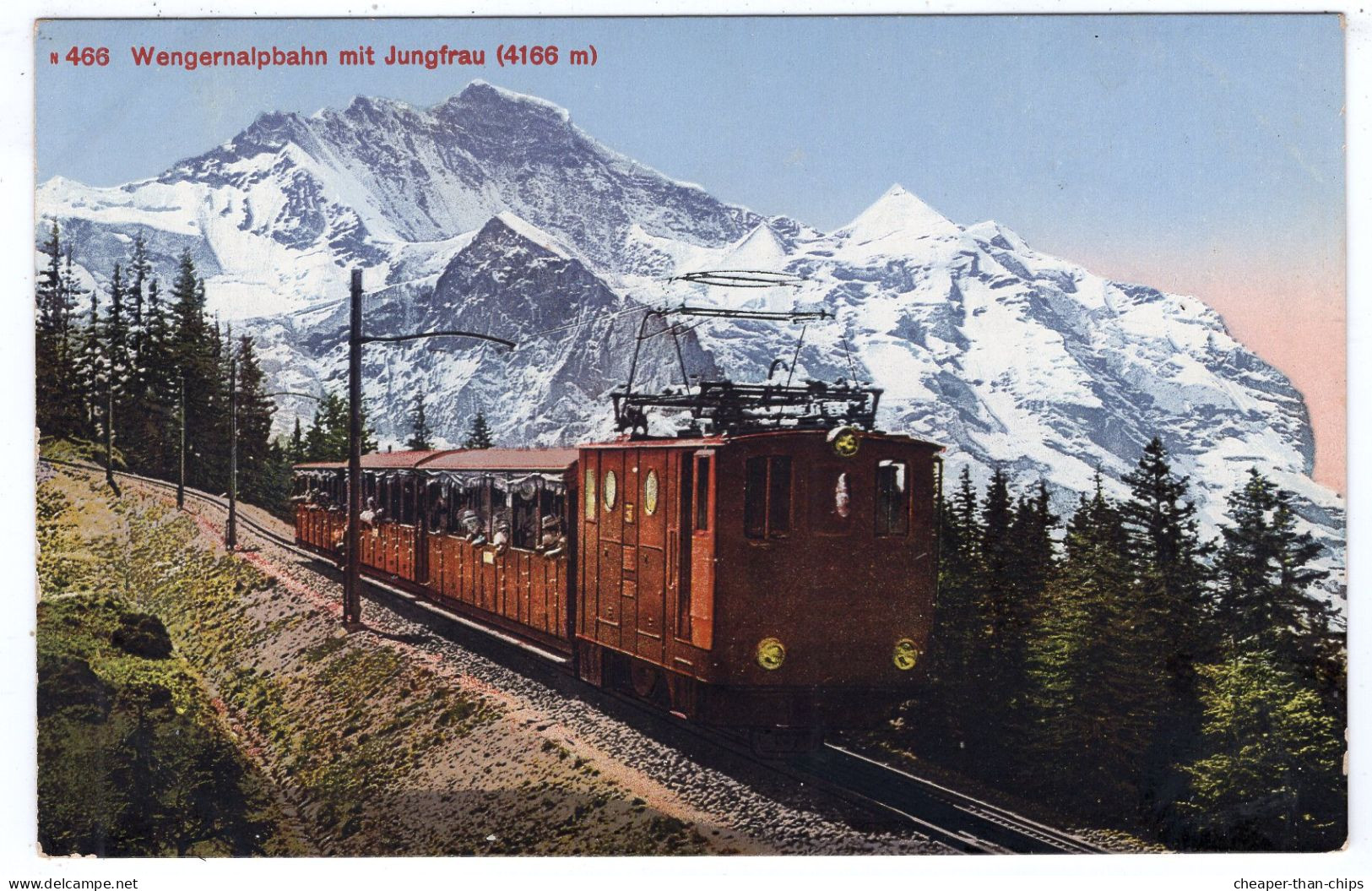 WENGERNALPBAHN Mit Jungfrau - Photoglob 466 - Autres & Non Classés