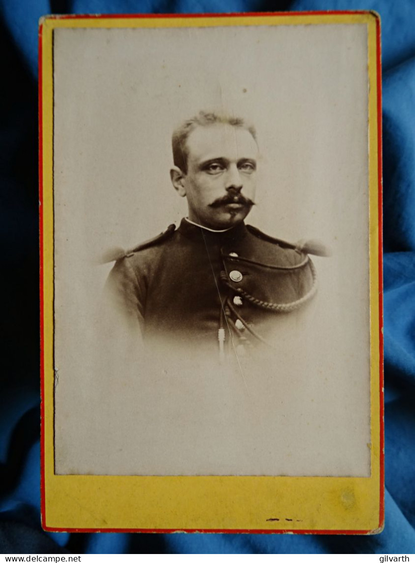 Photo Cabinet Anonyme - Gendarme, Portrait, Ca 1890 L436 - Anciennes (Av. 1900)