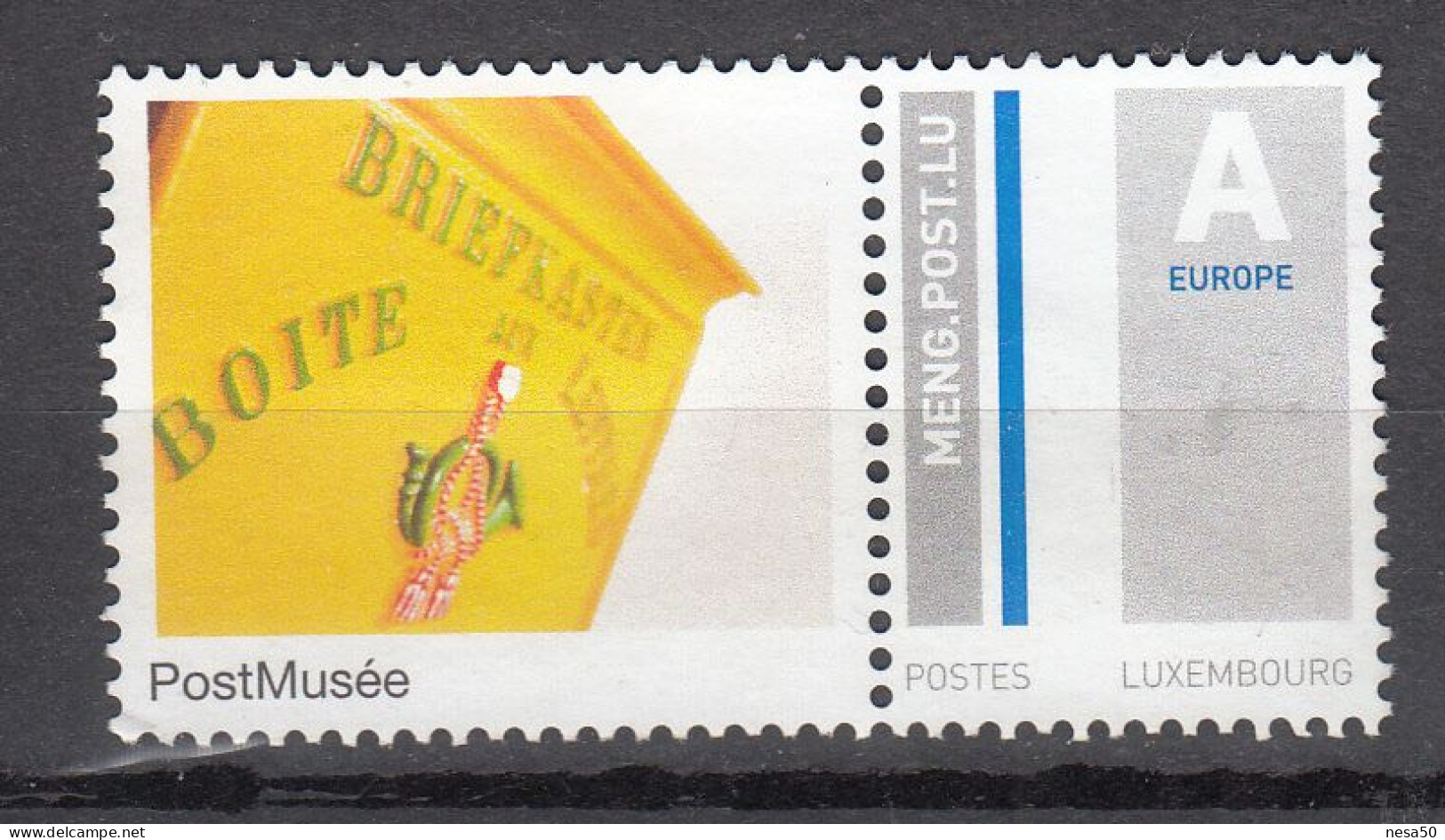 Luxemburg Persoonlijke Zegel: Postmuseum - Oblitérés