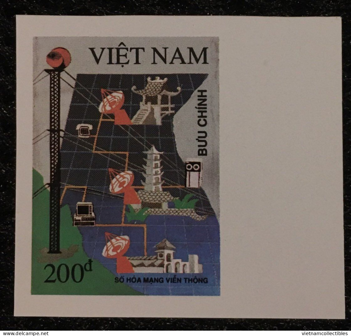 Vietnam Viet Nam MNH Imperf Stamp 1991 : 25th Ann. Of Research Institute Of Posts &amp; Telecommunications (Ms628 - Viêt-Nam