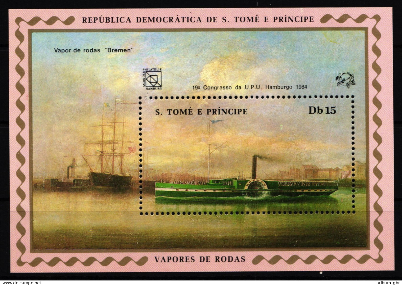 Sao Tome Block 153 Postfrisch Schiffe #HR533 - Sao Tome And Principe